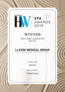 HERWORLD Spa Award 2019 for Lloyds Medical Group